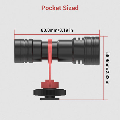 On-Camera Shotgun Microphone,MSGL35-1BK